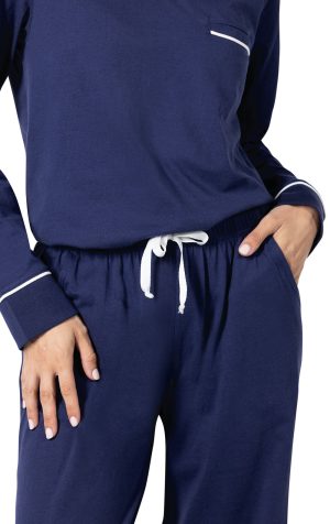 Solid Jersey Pullover Pajamas