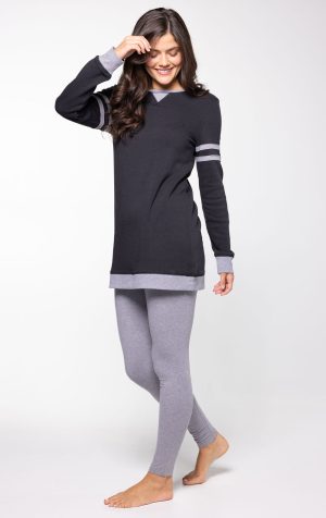 Sporty Sweatshirt Set